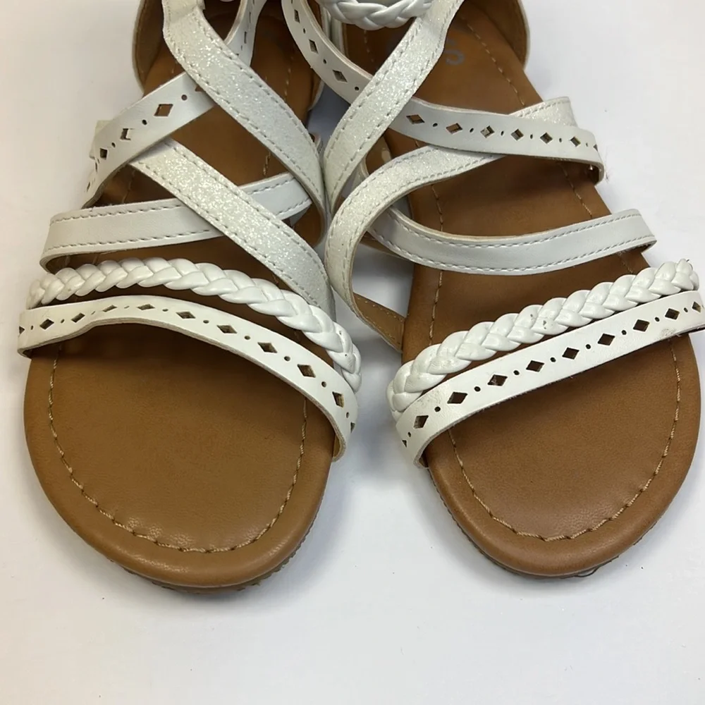 SO White girls sandals size 13m